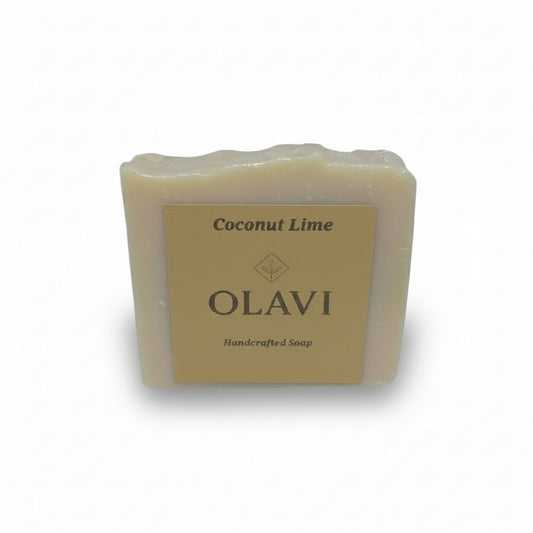 Coconut Lime Handmade Soap Bar – Natural & Moisturizing