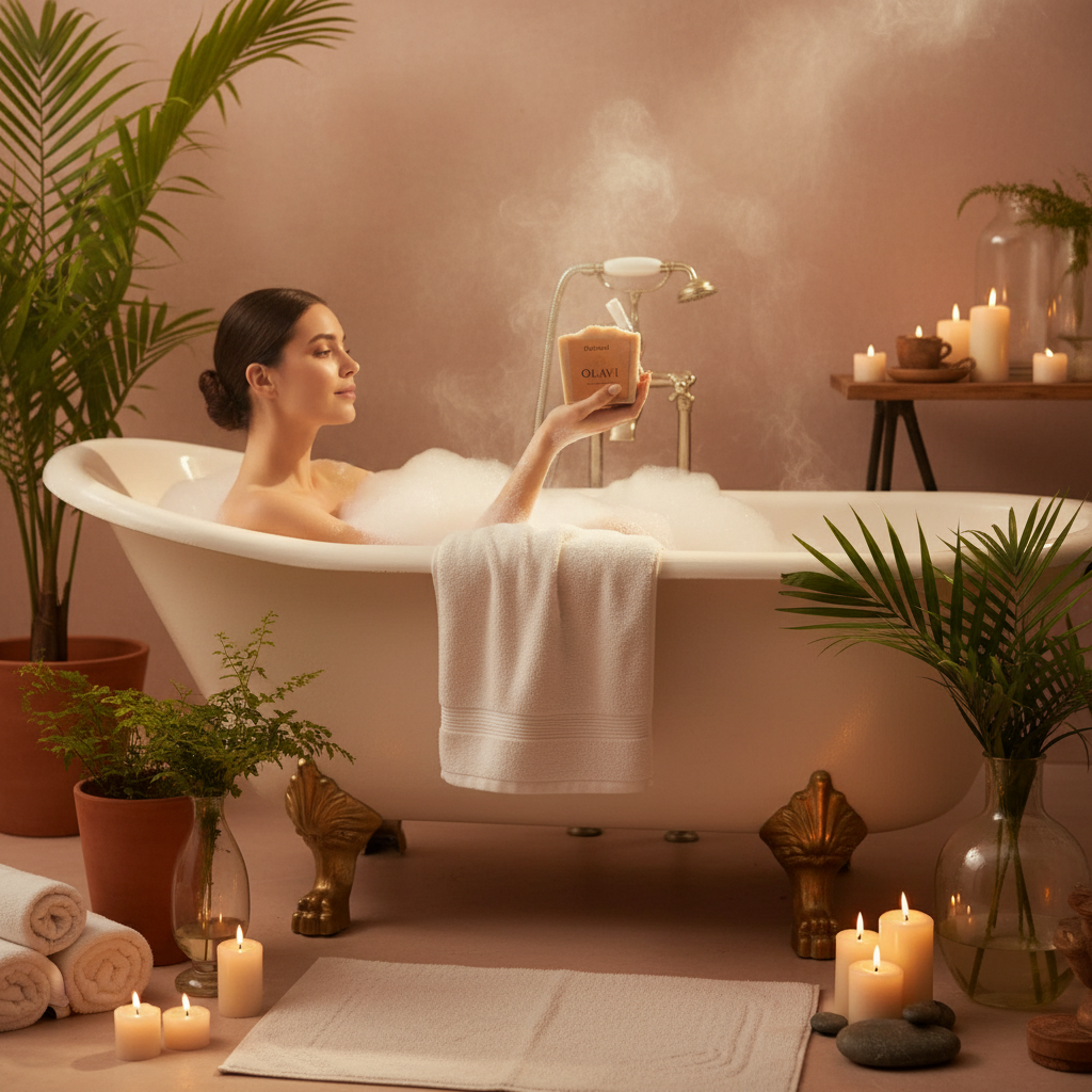 Oatmeal Cold Process Soap Bar – Gentle, Nourishing & Sensitive-Skin Friendly