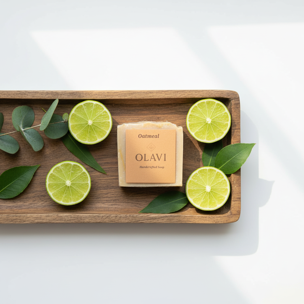 Oatmeal Cold Process Soap Bar – Gentle, Nourishing & Sensitive-Skin Friendly