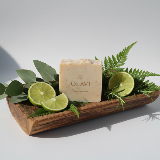 Coconut Lime Handmade Soap Bar – Natural & Moisturizing