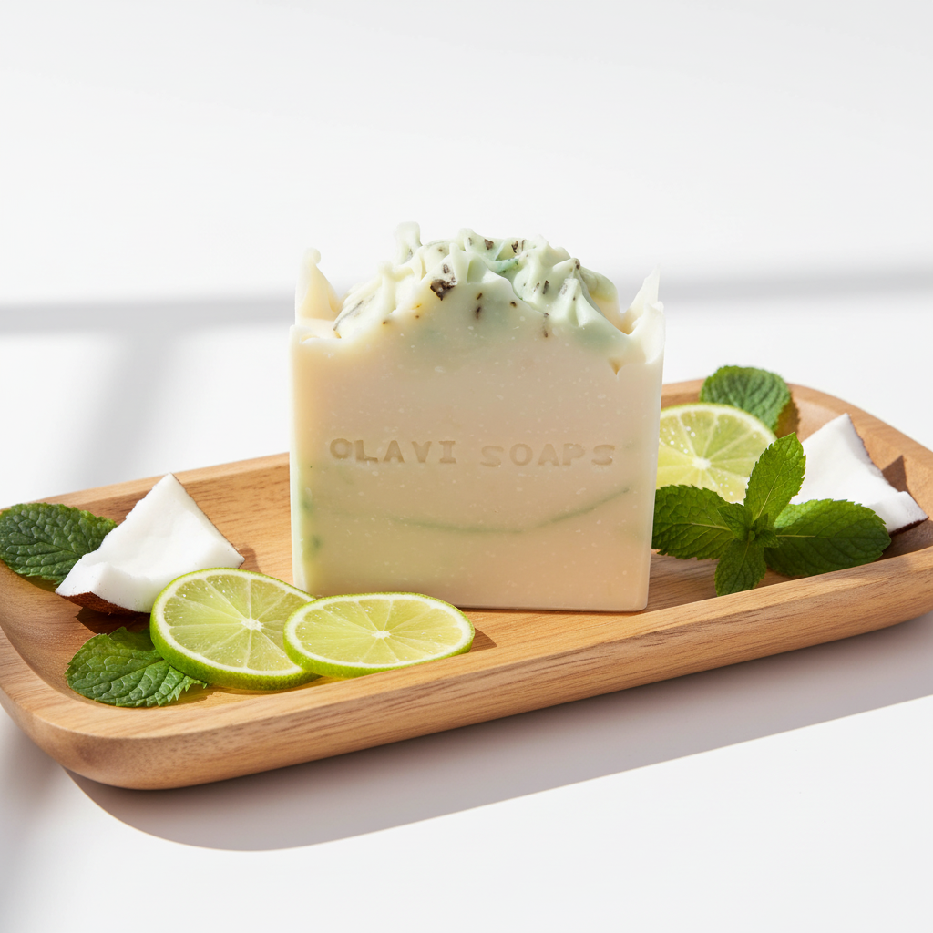 Coconut Lime & Peppermint Leaves