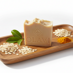 Oatmeal & Turmeric Cold Process Handmade Soap Bar